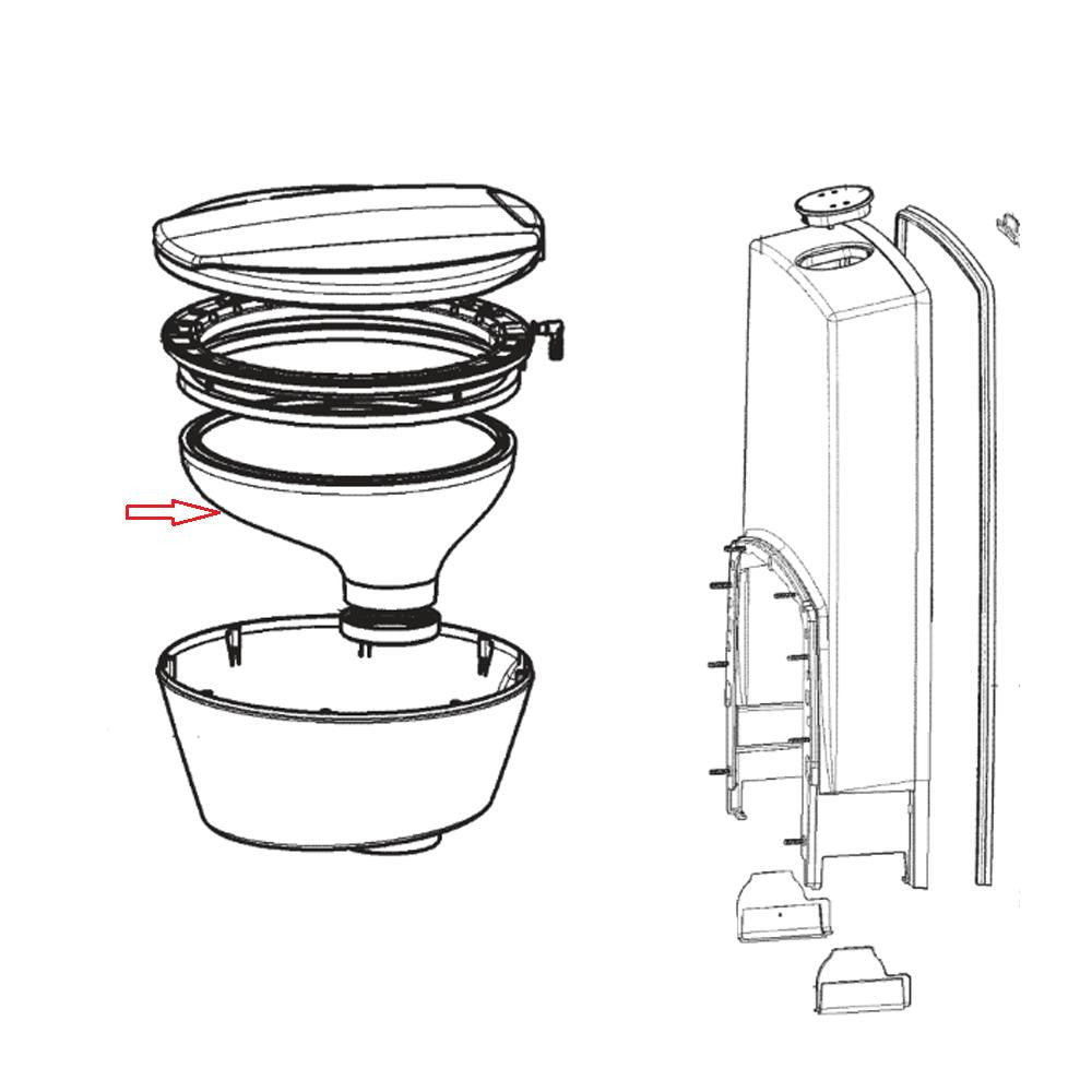 Dometic CT4110 Toiletpot Compleet