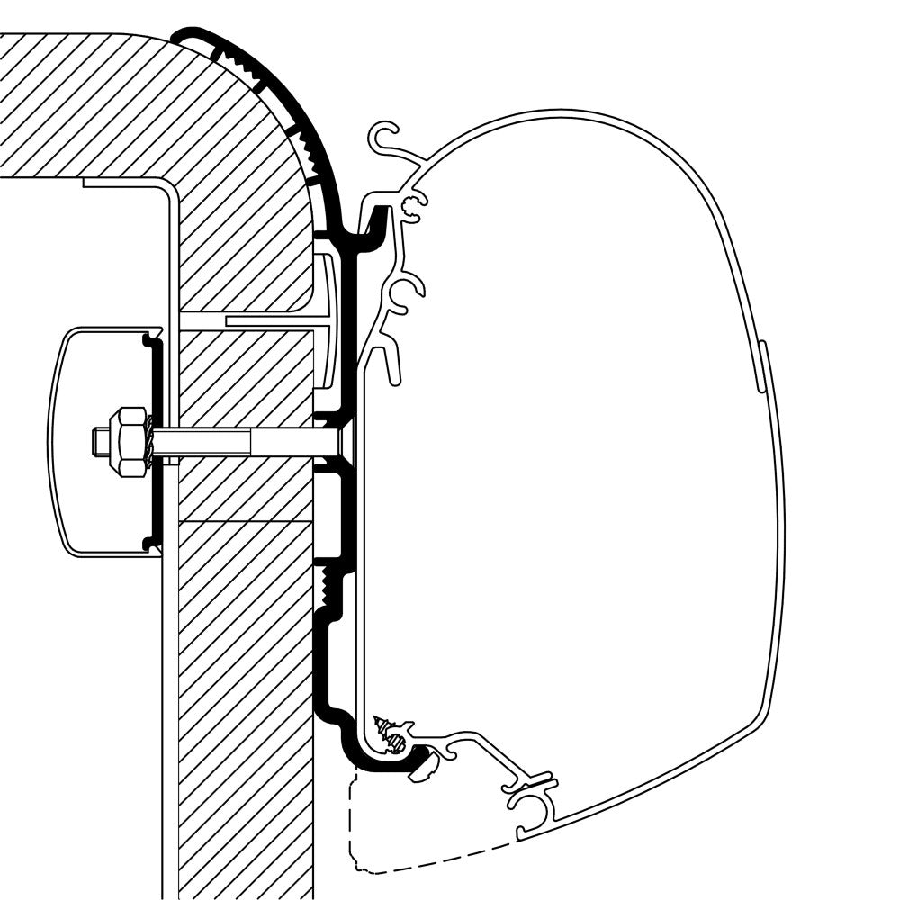Thule Bürstner Adapter 550