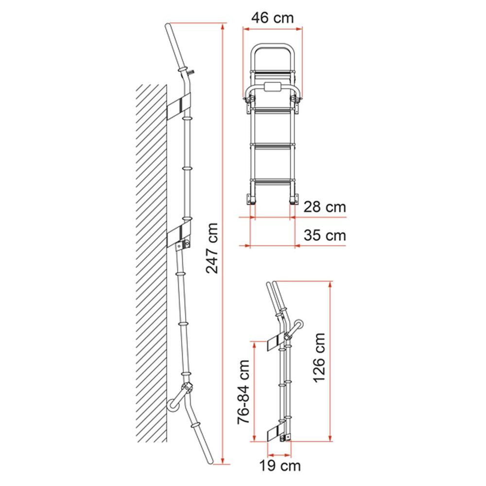 Fiamma Ladder Deluxe 8