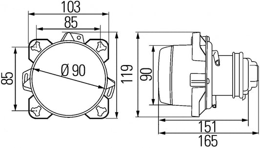 Hella Dimlicht Classic H7