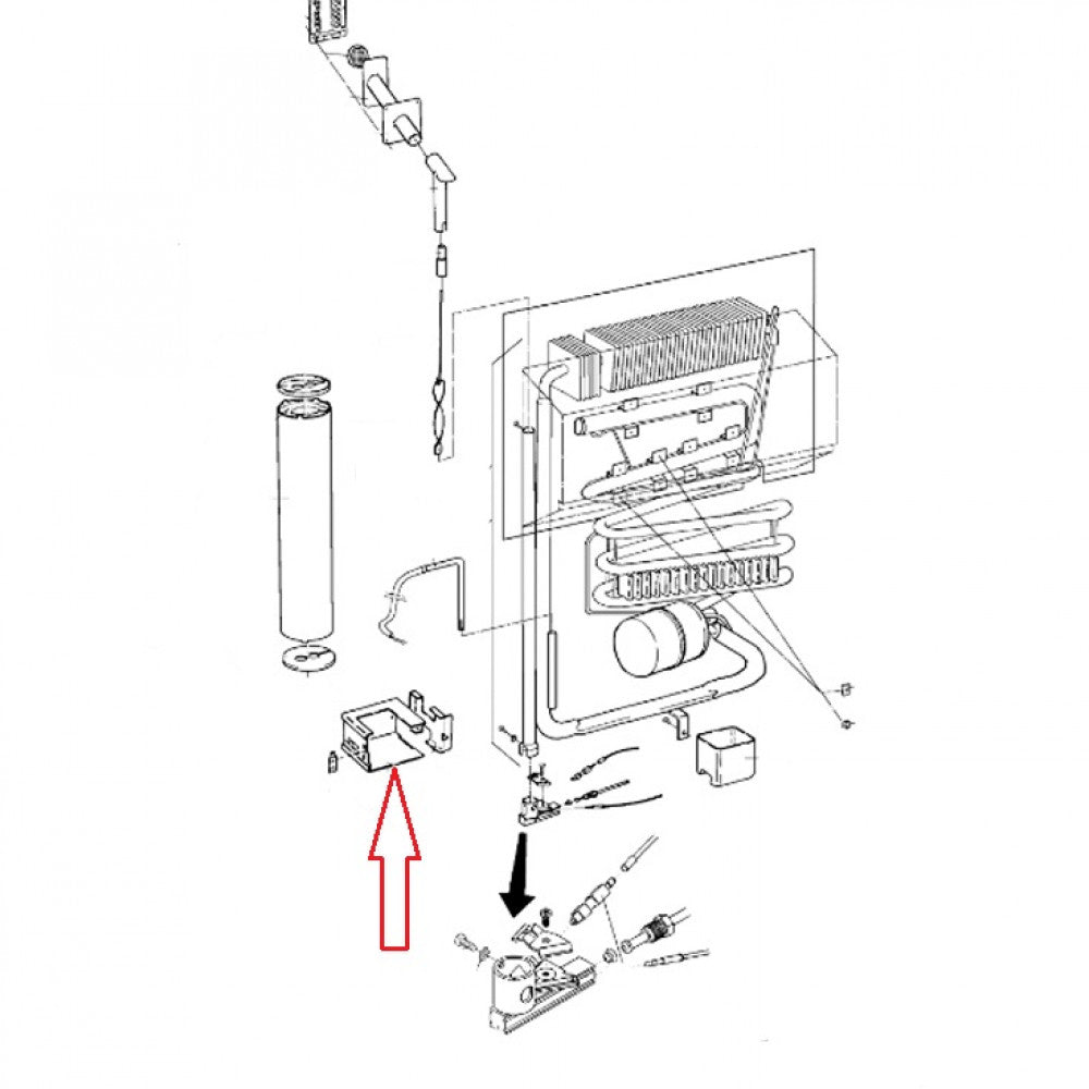Dometic RM2253 Brander Afdekking