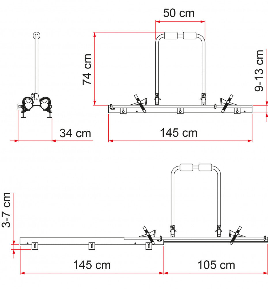 Fiamma Carry-Bike Garage Slide Pro-Bike