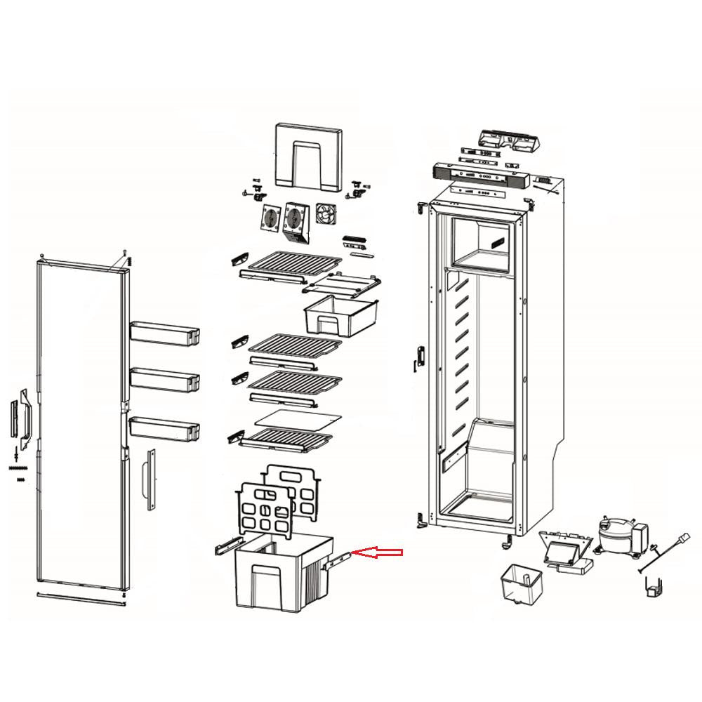 Thetford Groentenlade Geleider T2152