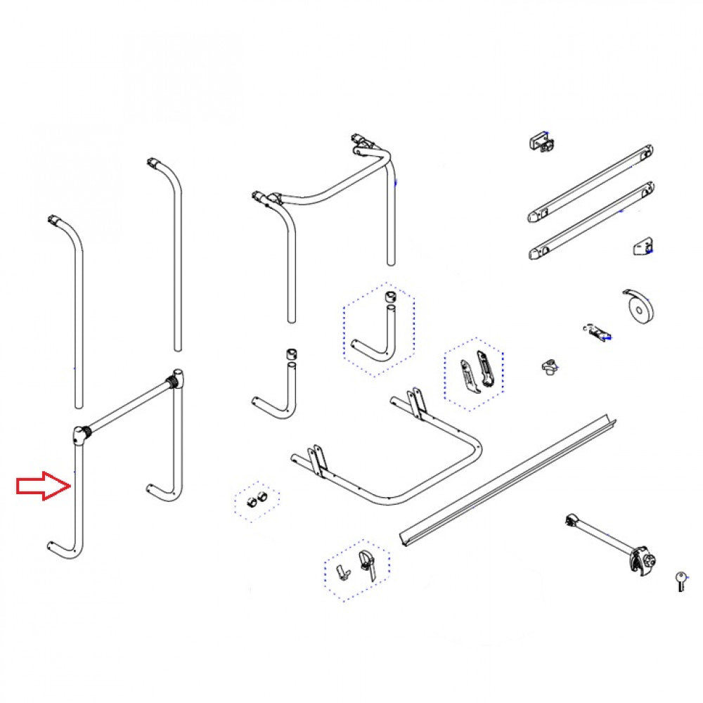 Thule Excellent crossbar + T-pieces + body