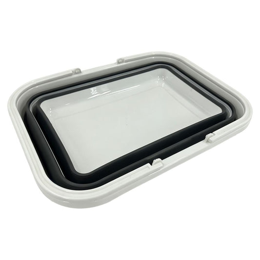 ViaMondo Mand met Hengsels Opvouwbaar Grijs/Wit 12L
