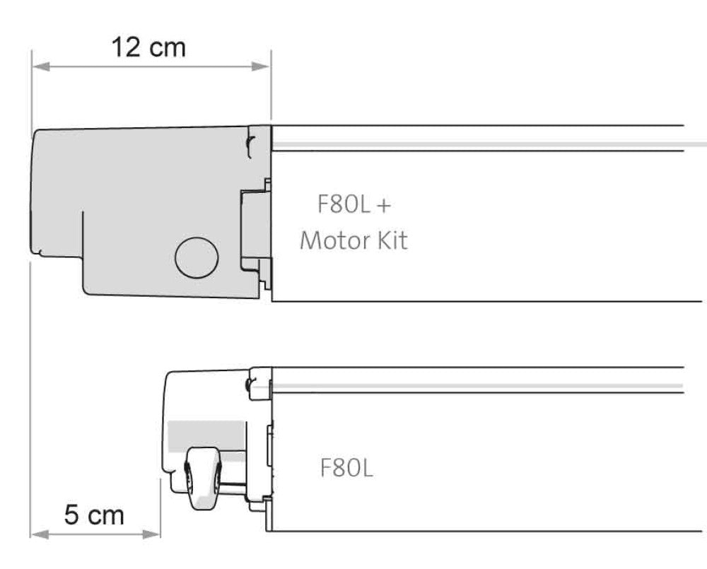 Fiamma F80L Motor Kit Compact Deep Black