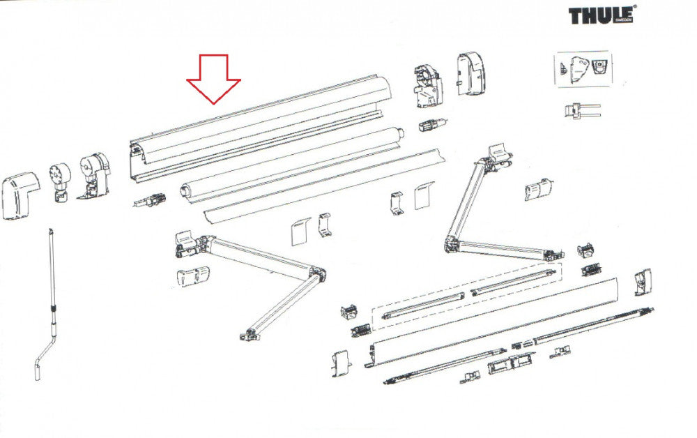Thule Main Housing 5200 4.00 Wit