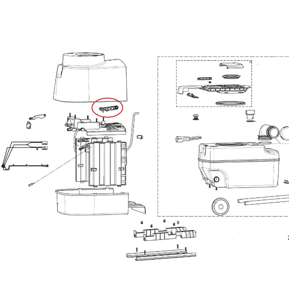 Dometic CT3050 Hendel Zekering Cassette