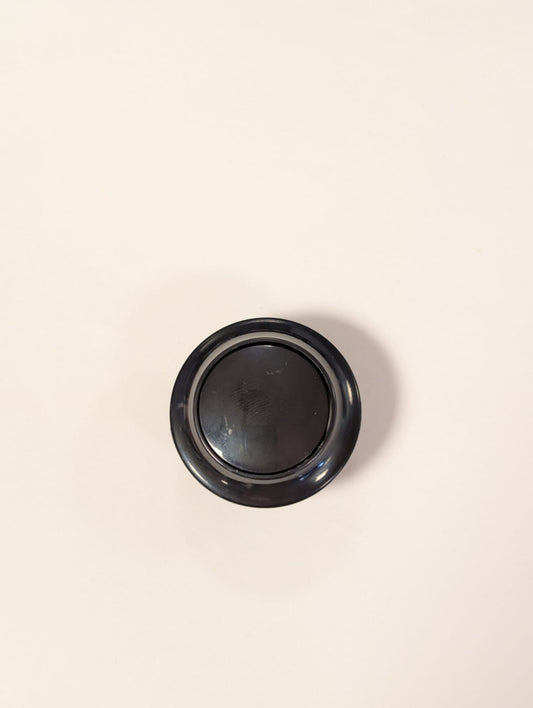 Knop+Ring Pushlock Zwart
