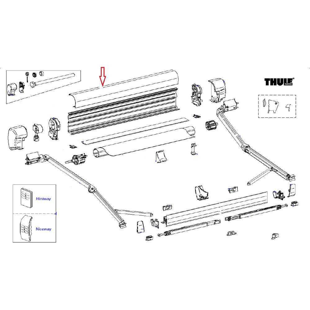 Thule 8000 Roofhousing 350