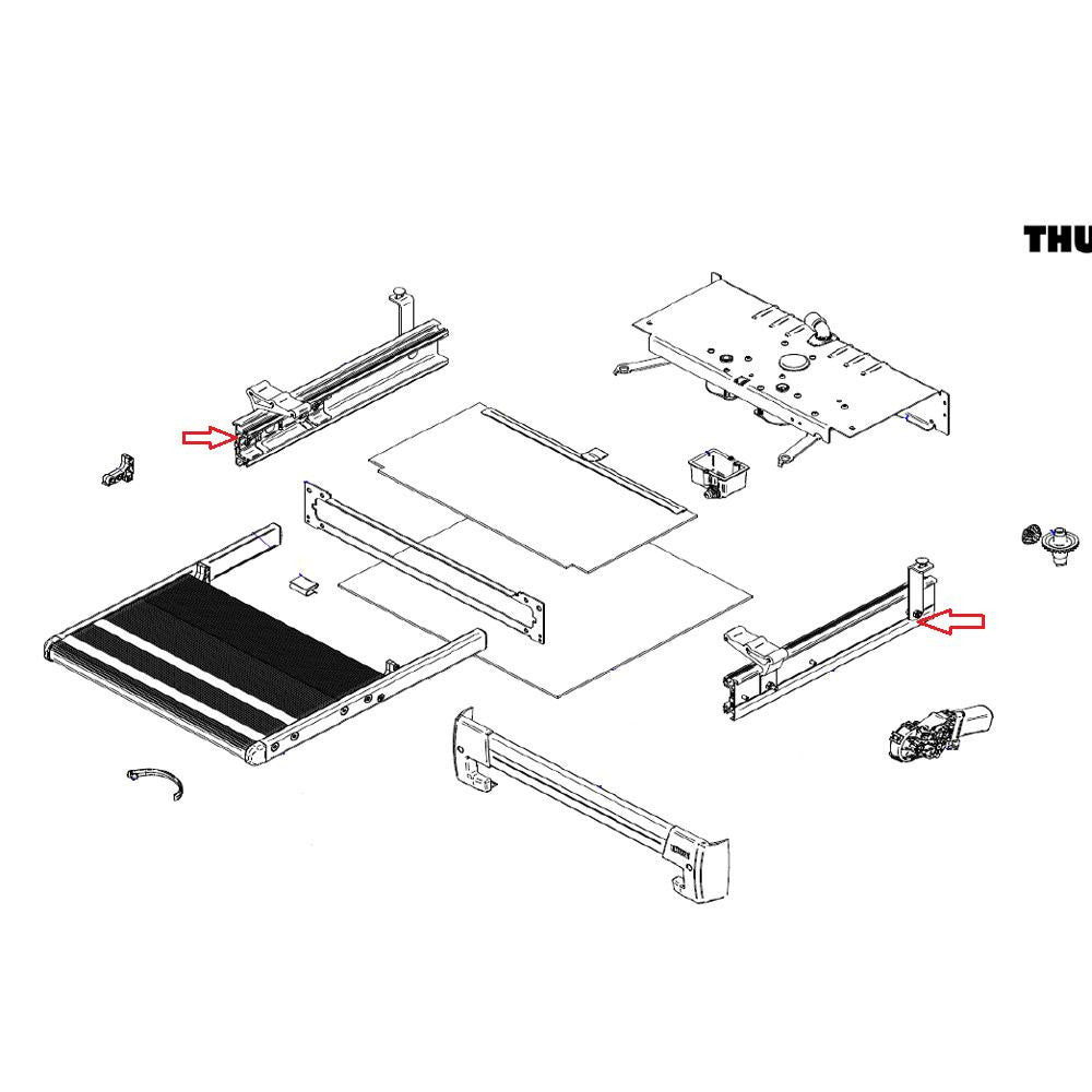 Thule Slide-Out V19 Frame Ducato/Jumper/Boxer 700