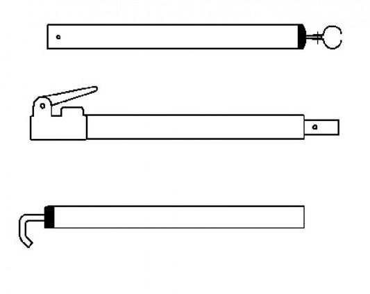 Campking Extra Dakligger 28/25 mm. 170-260cm CFRP