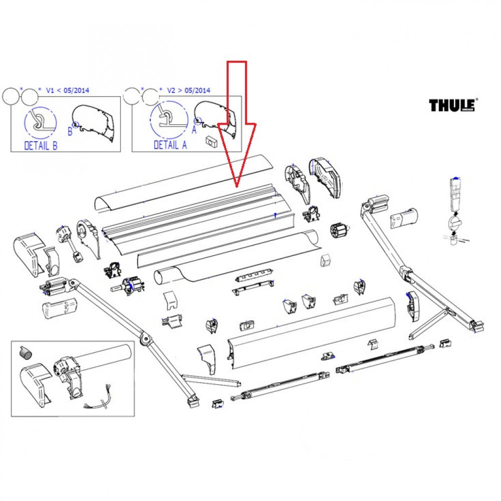 Thule Back Housing 9200 4.00 >05/2014