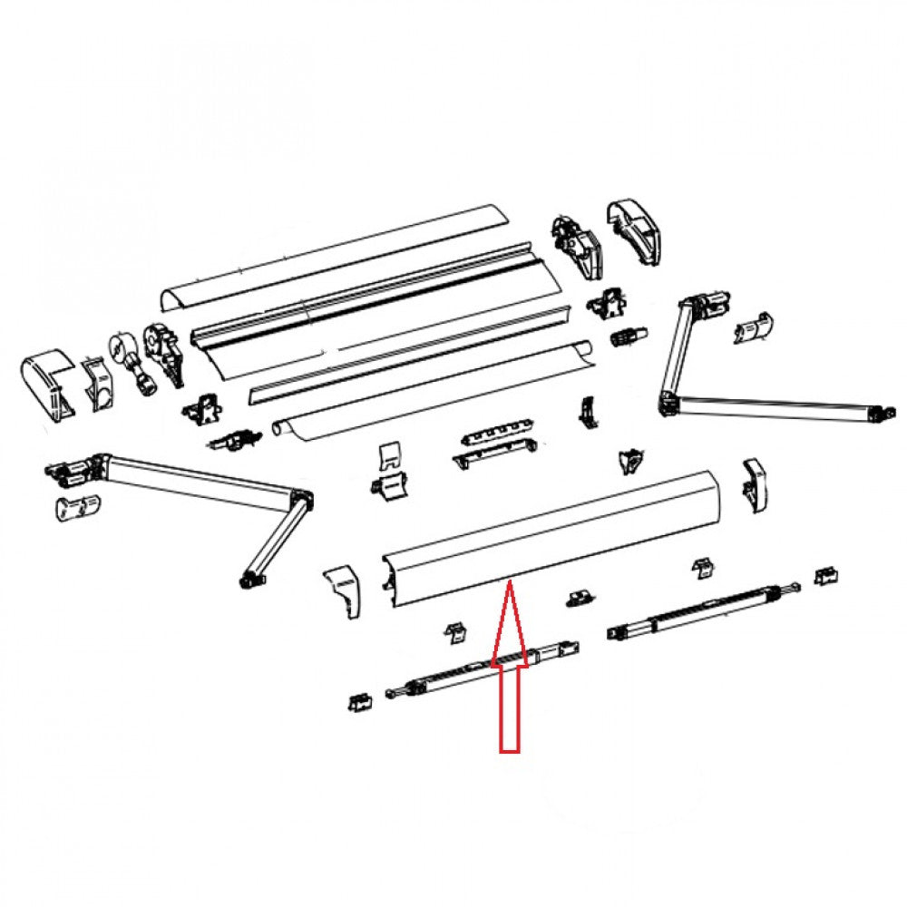 Thule lead rail 6200 luifel antra 3.75mtr 1500602545