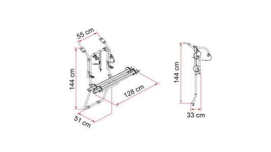 Fiamma Carry-Bike Vivaro/ Trafic/ Talento D