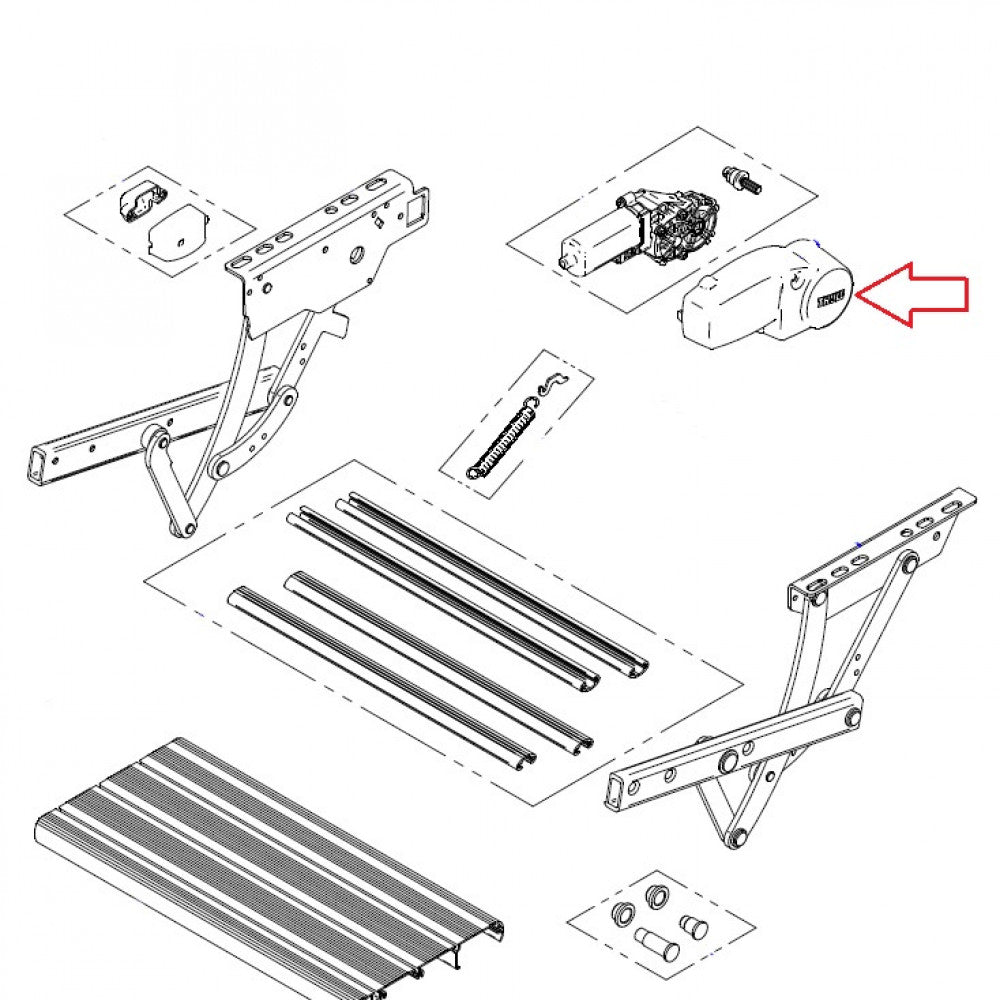 Thule Step V10 motor afdekkap