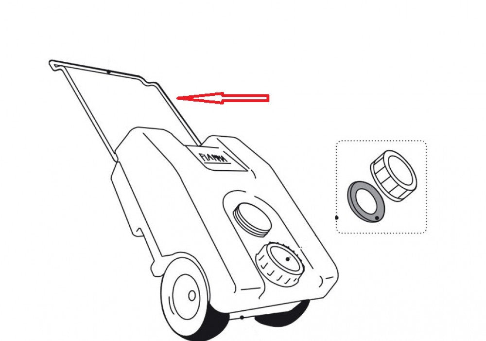 Fiamma Handle roll Tank 23 98669-017