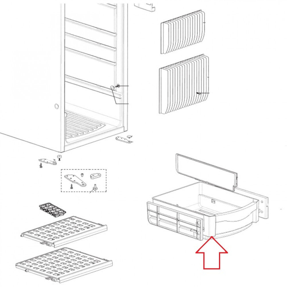 Dometic RML8330 Vershouder Blauw 313x401x122mm
