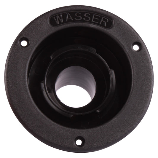 Watervulopening 40mm met Slot Zwart