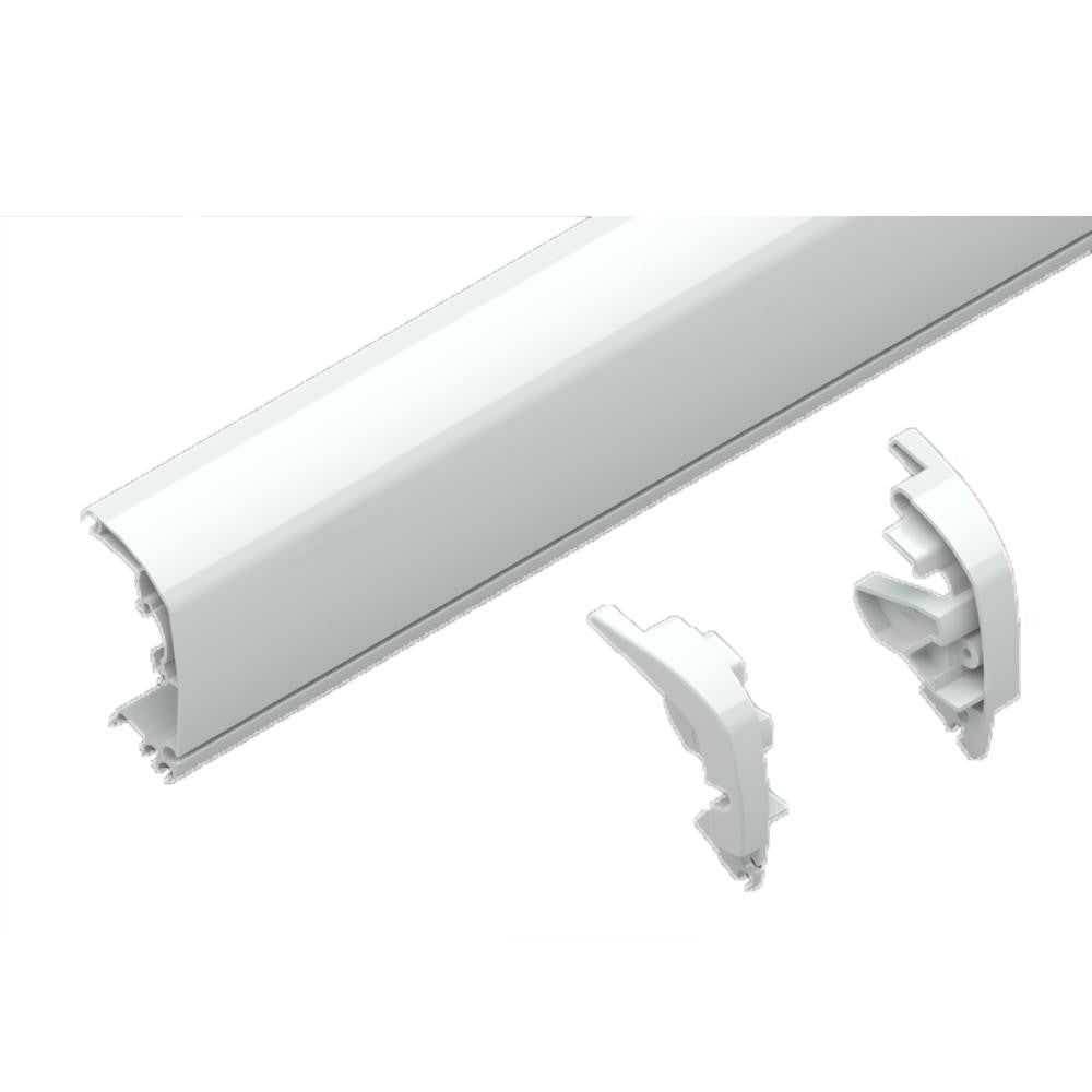 Fiamma F80S Lead Rail met Afdekkap 370 Polar White