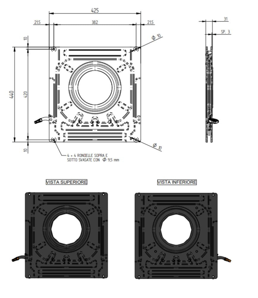 Fasp Swivel Origineel Renault Master >2010/Opel Movano >2011/Mercedes Sprinter W906 Passagier