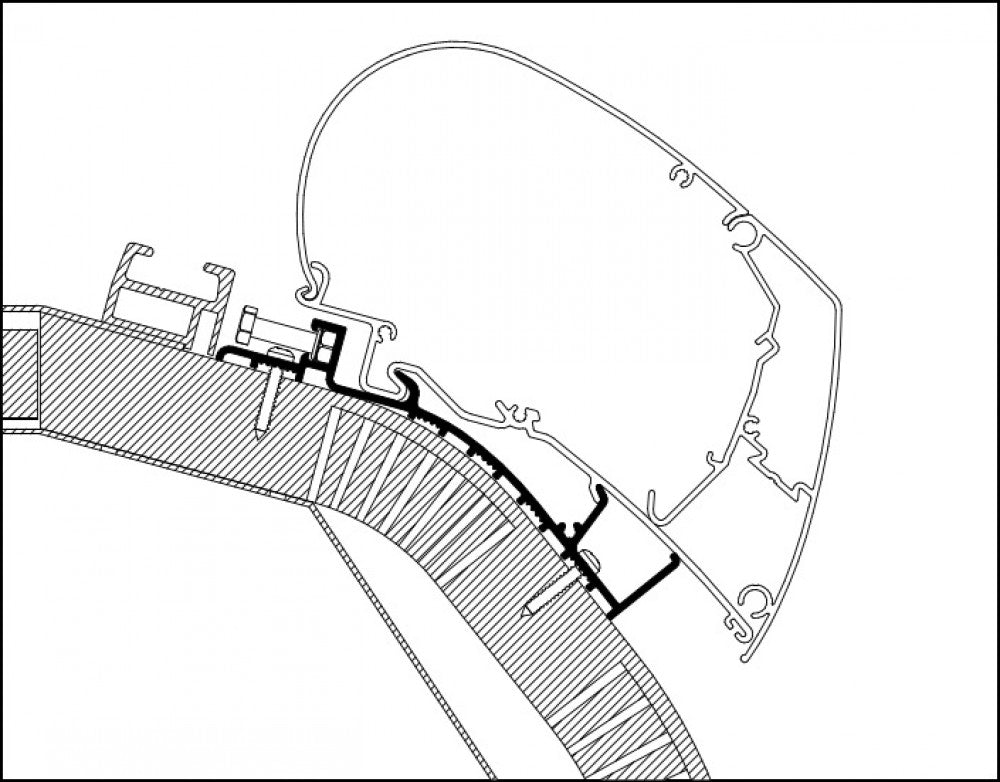 Thule Carthago C-Line Adapter >2014 350
