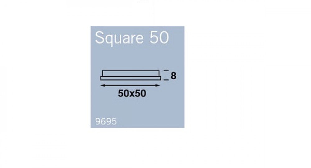 Frilight Opbouwspot Square 50 Wit 4SMD