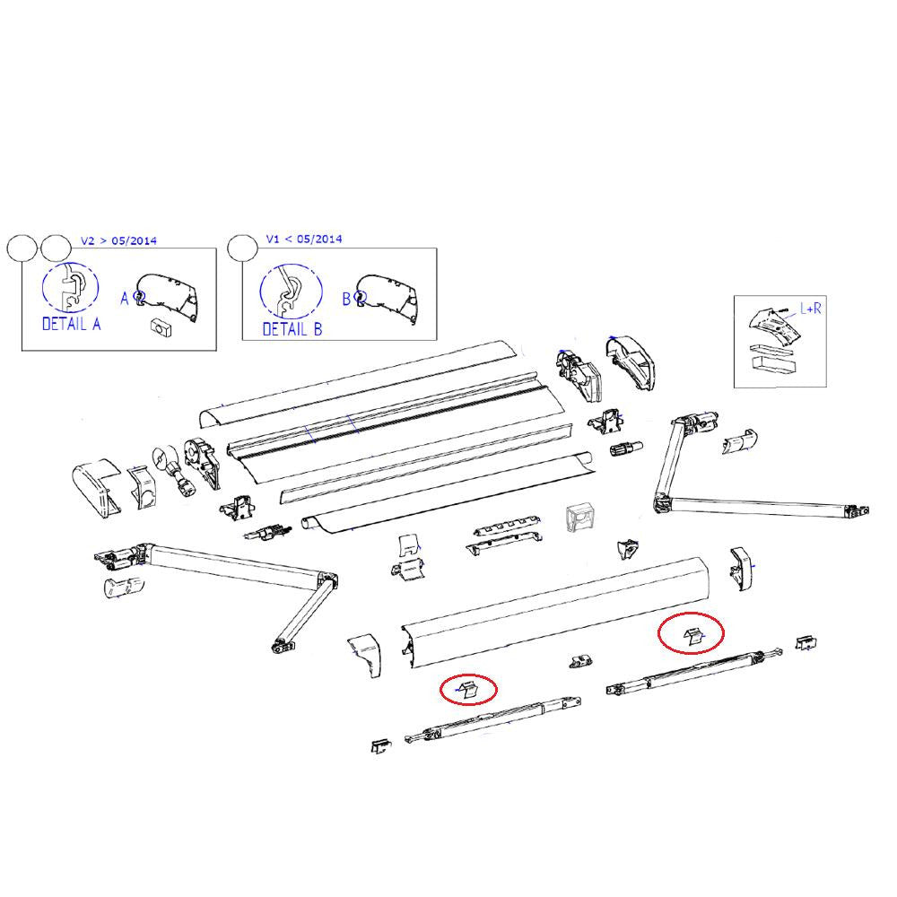 Thule 6300 Staander 2.60 mtr XL