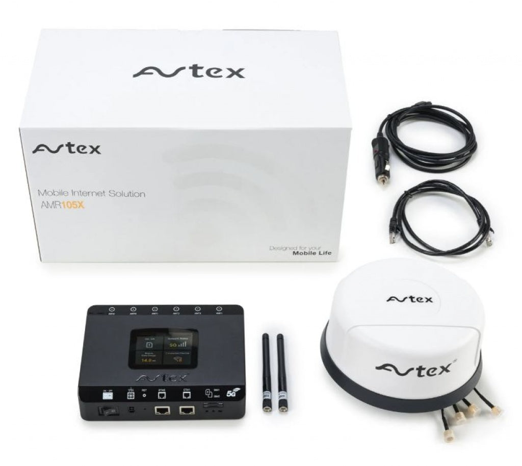 Avtex AMR-105X 5G dual sim router +5G antenne