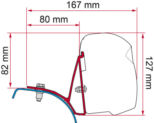 Fiamma Kit Trafic/ Vivaro /Primastar Deep BL (F43)