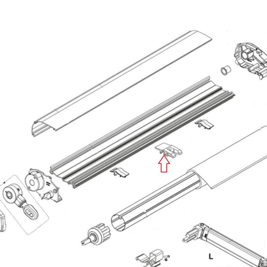 Fiamma F80S Rafter kit