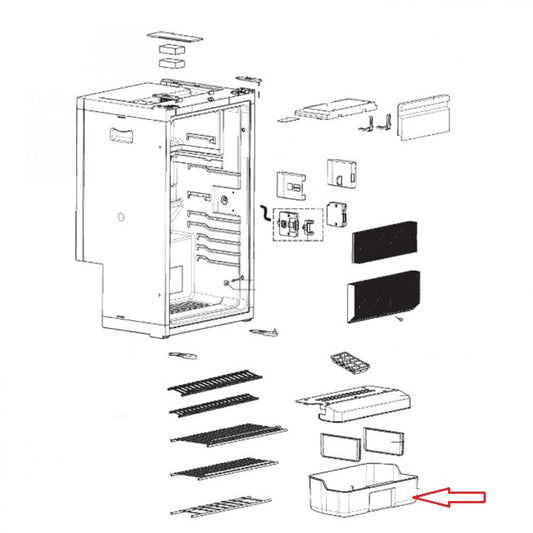 Dometic RMS8400 Groentebak