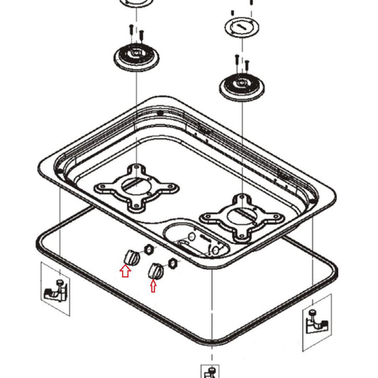 Dometic Draaiknop Kookplaat CE99 ZF