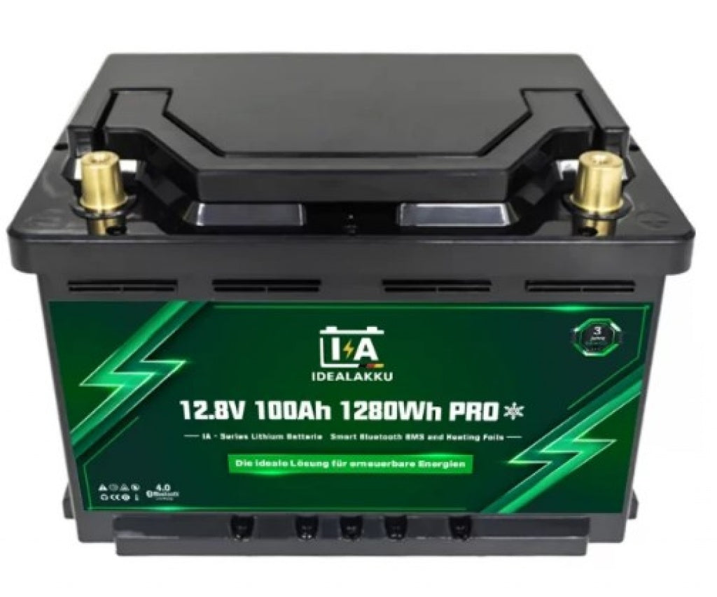 Idealakku IA-12-100Ah MINI PRO Smart+Heating