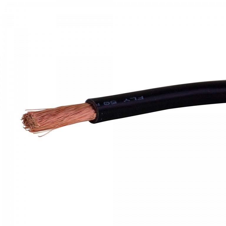Accu kabel 16mm² zwart,dubbel geïsoleerd per 1mtr