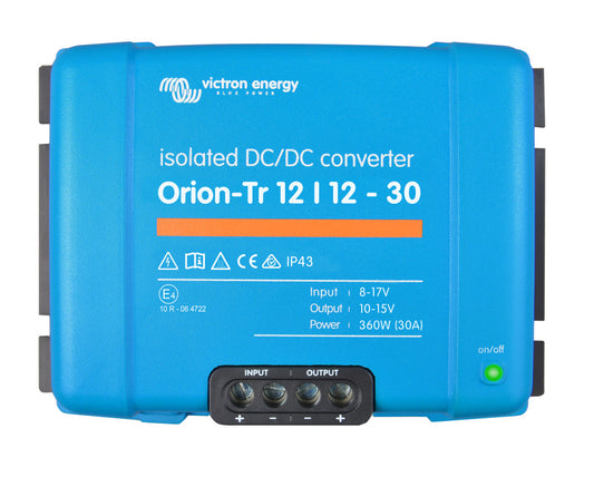 Victron Orion-Tr Omvormer 12/12 30A Geïsoleerd