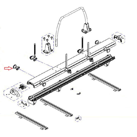 Thule VeloSlide Wheelholder Without Strap (1x)