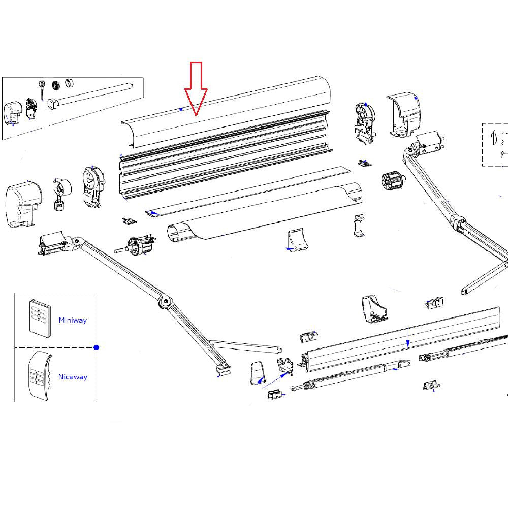 Thule Roof Housing 8000 4.50