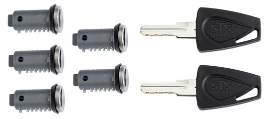 STS 5x Cilinder + 2x Sleutel