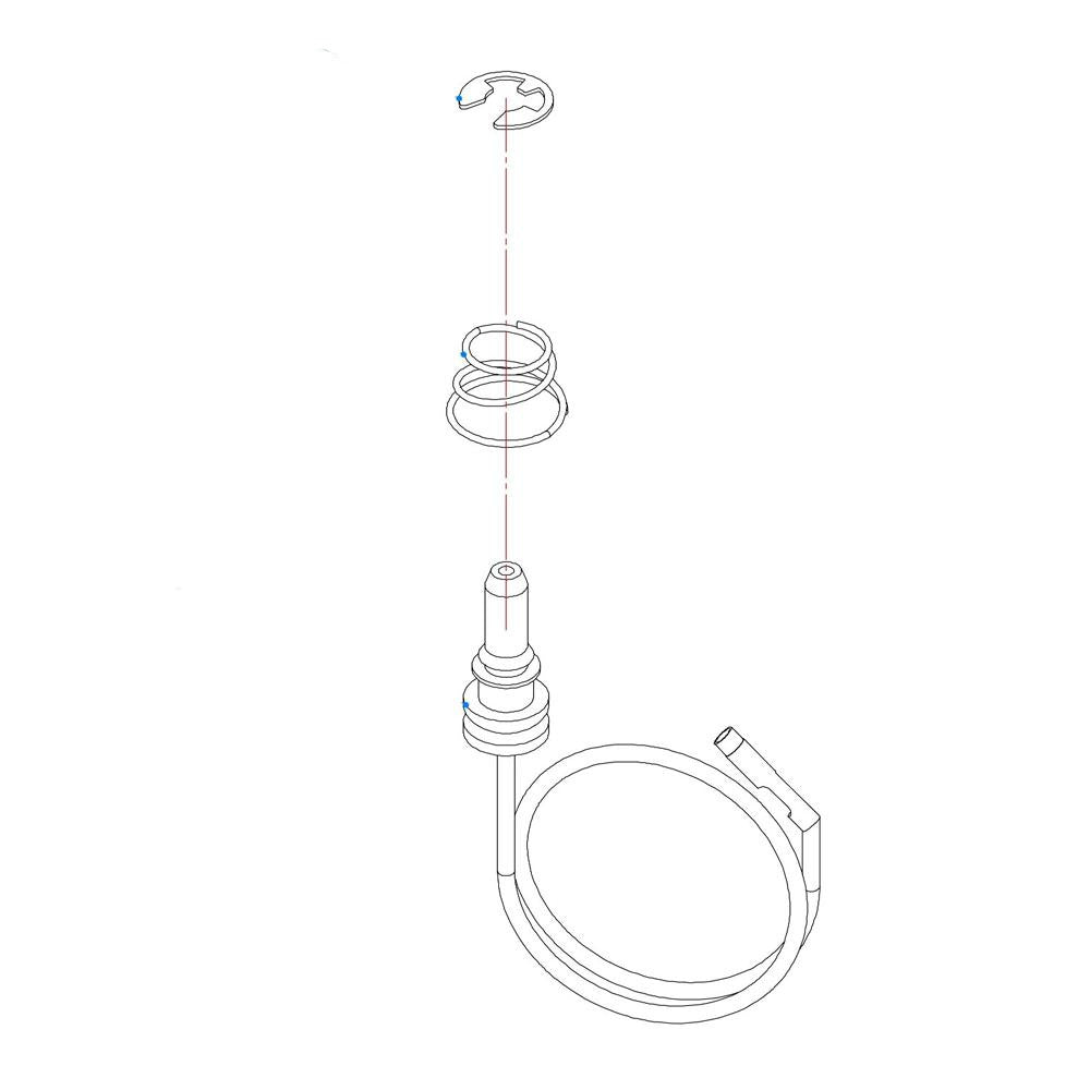 Dometic Thermokoppel voor Komfoort PI0909