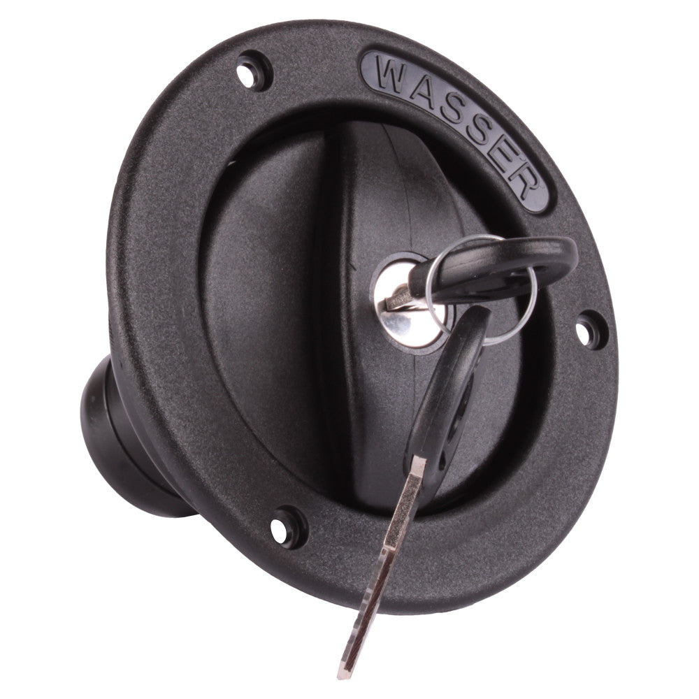 Watervulopening 40mm met Slot Zwart