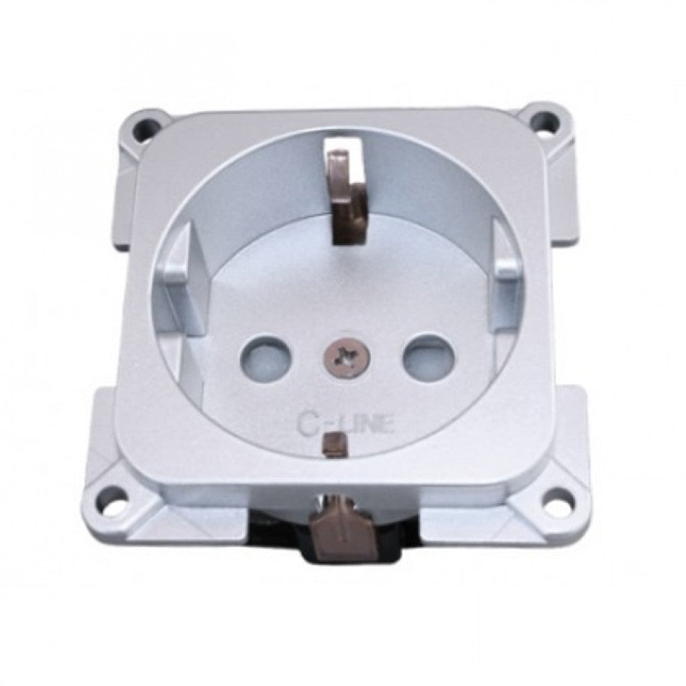 Presto Contactdoos 230V Inbouw S-10.000 Grijs