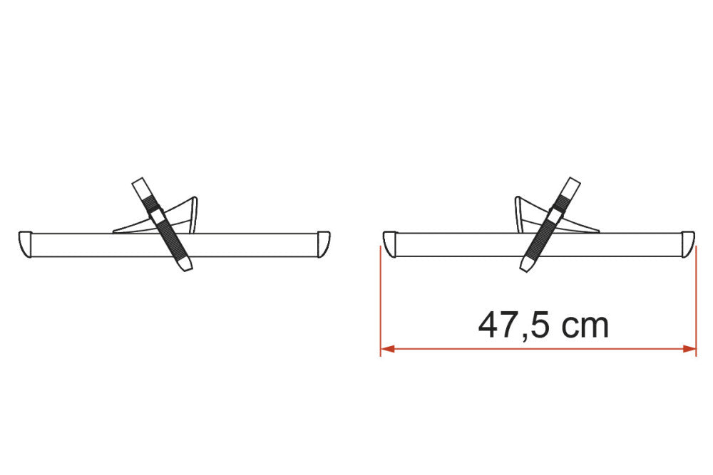 Fiamma Kit Rail Premium 48