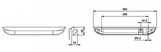 Jokon Voortentlamp 12 LEDs Wit