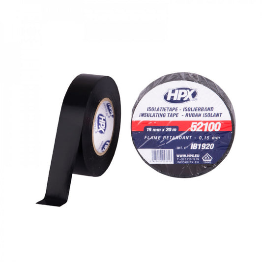 HPX PVC Isolatietape VDE 20mtrx19mm Zwart
