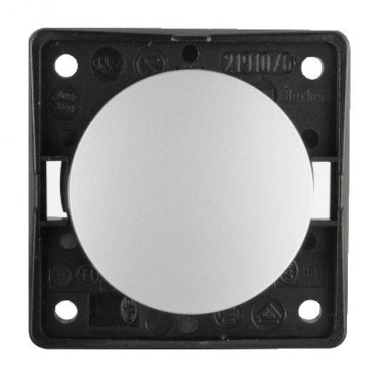 Berker Aan/Uitschakelaar Flow/Pure Inbouw Chroom Mat 230V