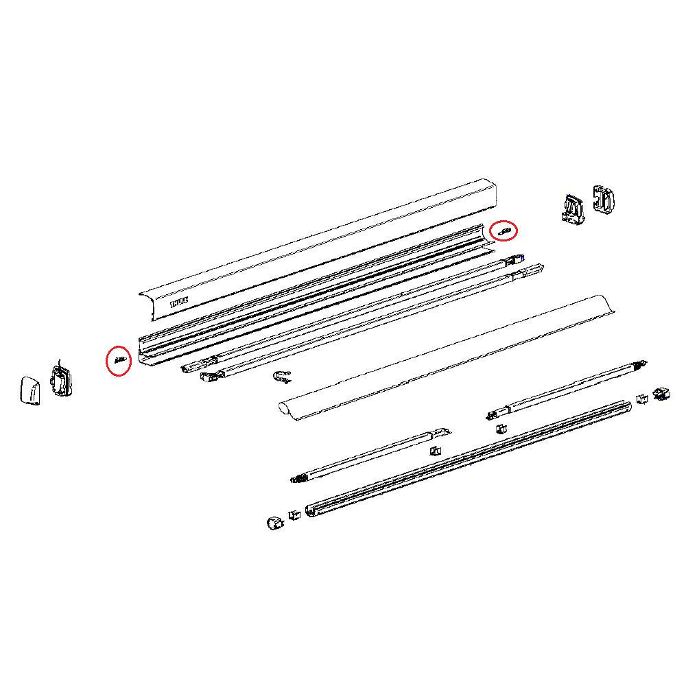 Thule Center Piece Fabric 3200 L+R
