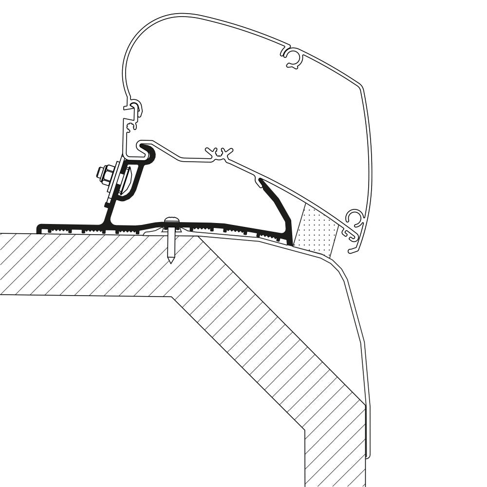 Thule Laika Ecovip Roof Adapter