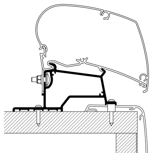 Thule Adapter Rapido Compact Intergraal 5mtr