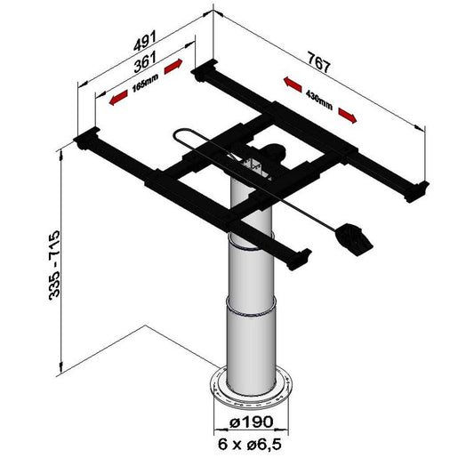 Ilse 5966GRA Boven Frame